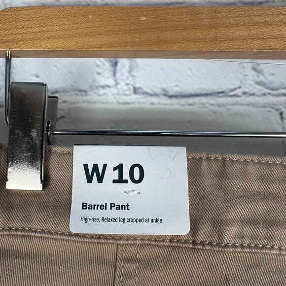 Alpine Design Women's Barrel Leg High Rise Cropped Pant, Size 10, Sahara Sand - Picture 9 of 14